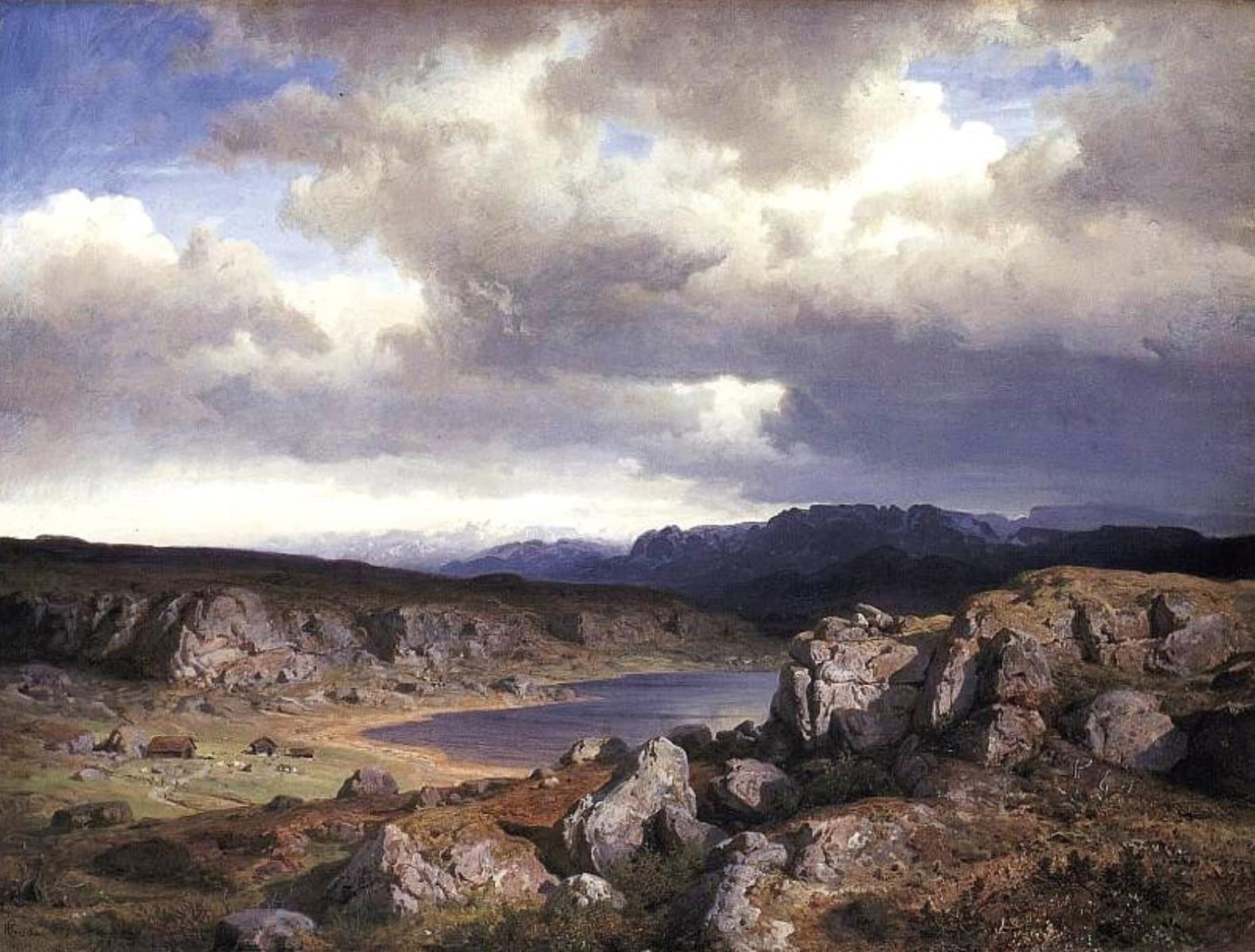 bergenslikdetvar4 Hans Gude Hoifjaeld 1857